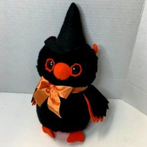 Vintage Halloween owl stuffed animal 12"